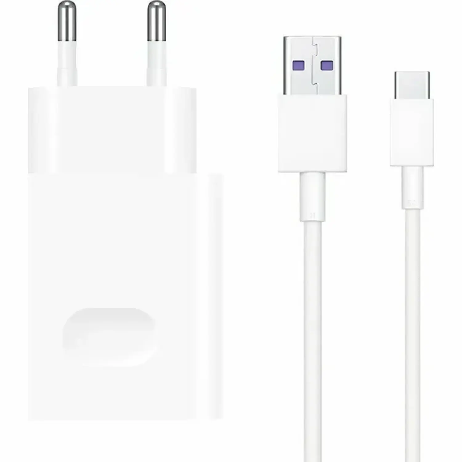 Φορτιστής Official Huawei SuperCharge Wall Charger Αντάπτορας με 1 x USB-A 22.5W & 1 x Καλώδιο USB-A σε Type-C 100cm White