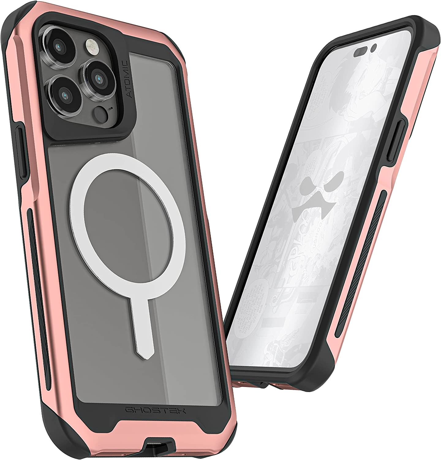 Ghostek Atomic Slim 4 - Ανθεκτική Θήκη MagSafe Apple iPhone 14 Pro Max - Pink