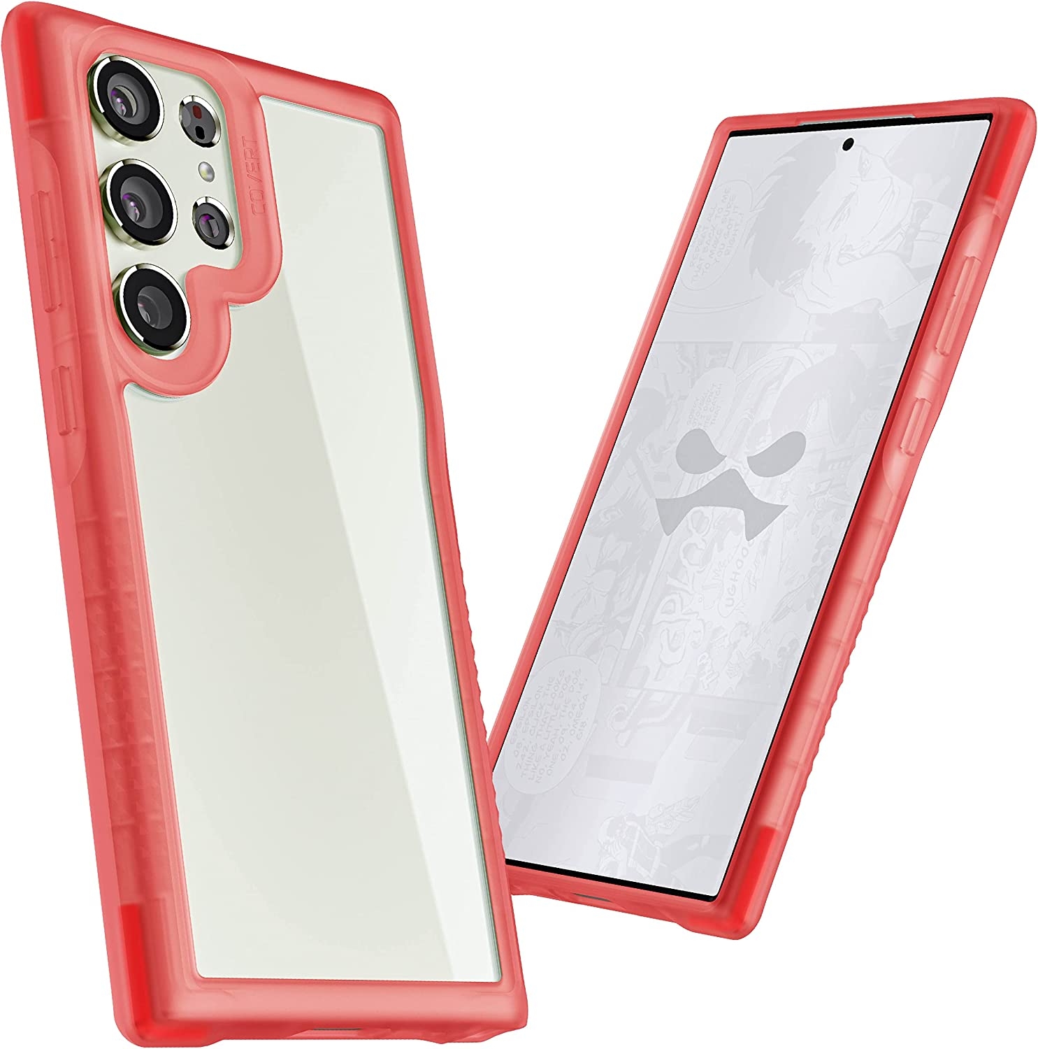 Ghostek Covert 6 - Διάφανη Ανθεκτική Αντιμικροβιακή Θήκη - Samsung Galaxy S23 Ultra - Pin