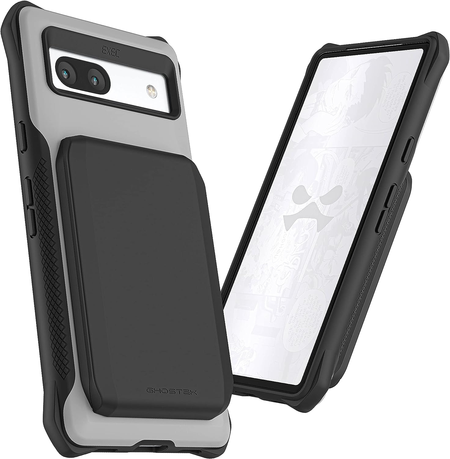Ghostek Exec 6 - Ανθεκτική MagSafe Θήκη-Πορτοφόλι Google Pixel 7a - Gray
