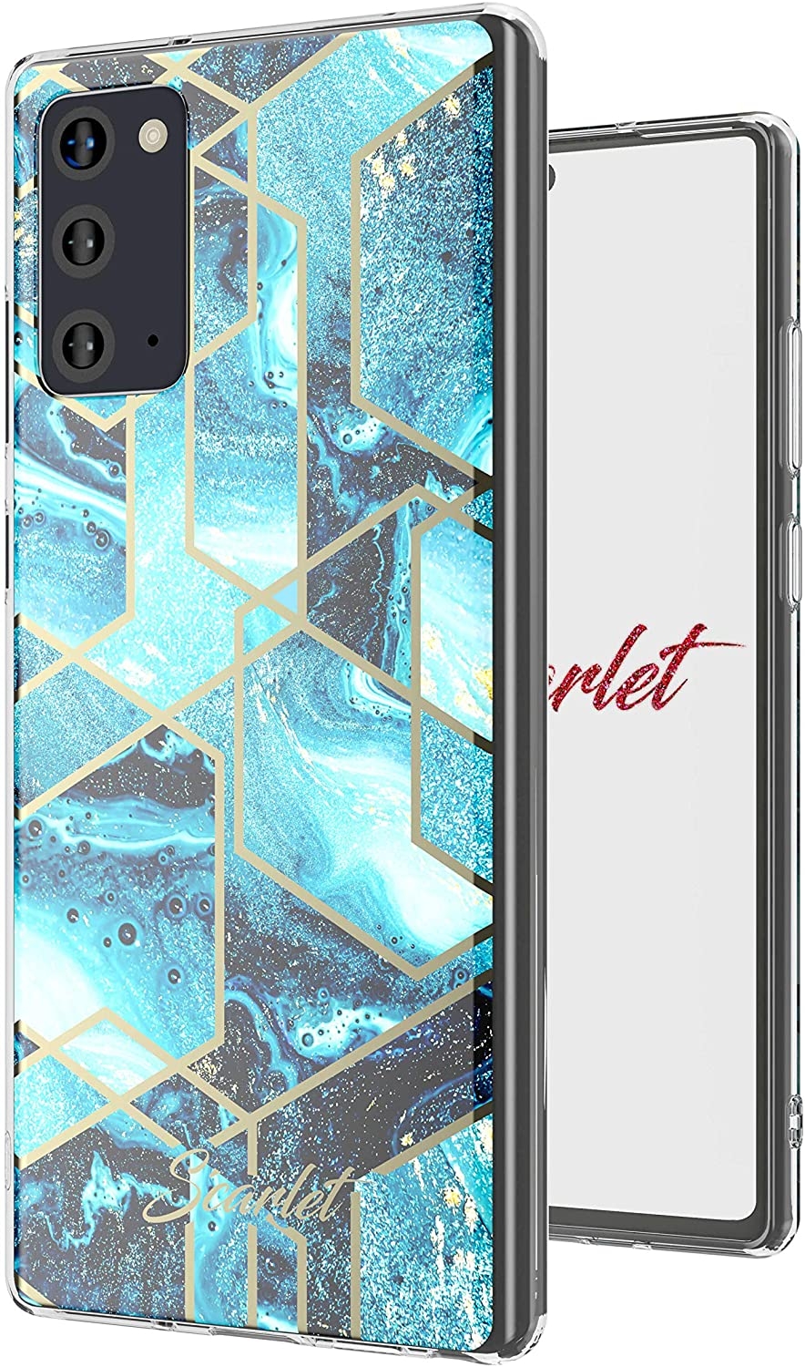 Ghostek Θήκη Stylish Scarlet Samsung Galaxy Note 20 - Blue Waves