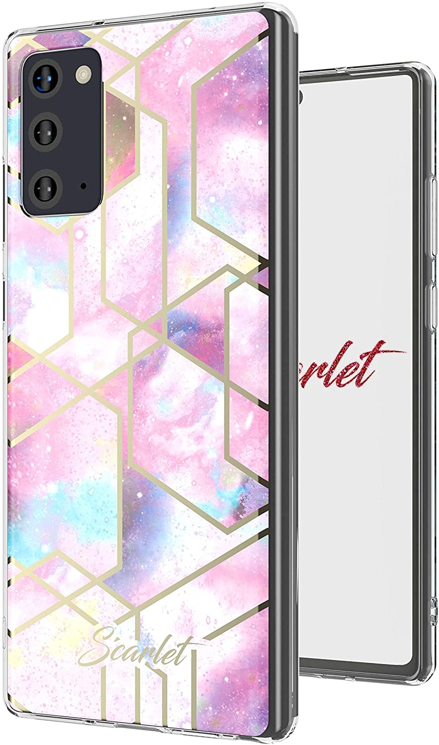 Ghostek Θήκη Stylish Scarlet Samsung Galaxy Note 20 - Pink Stardust