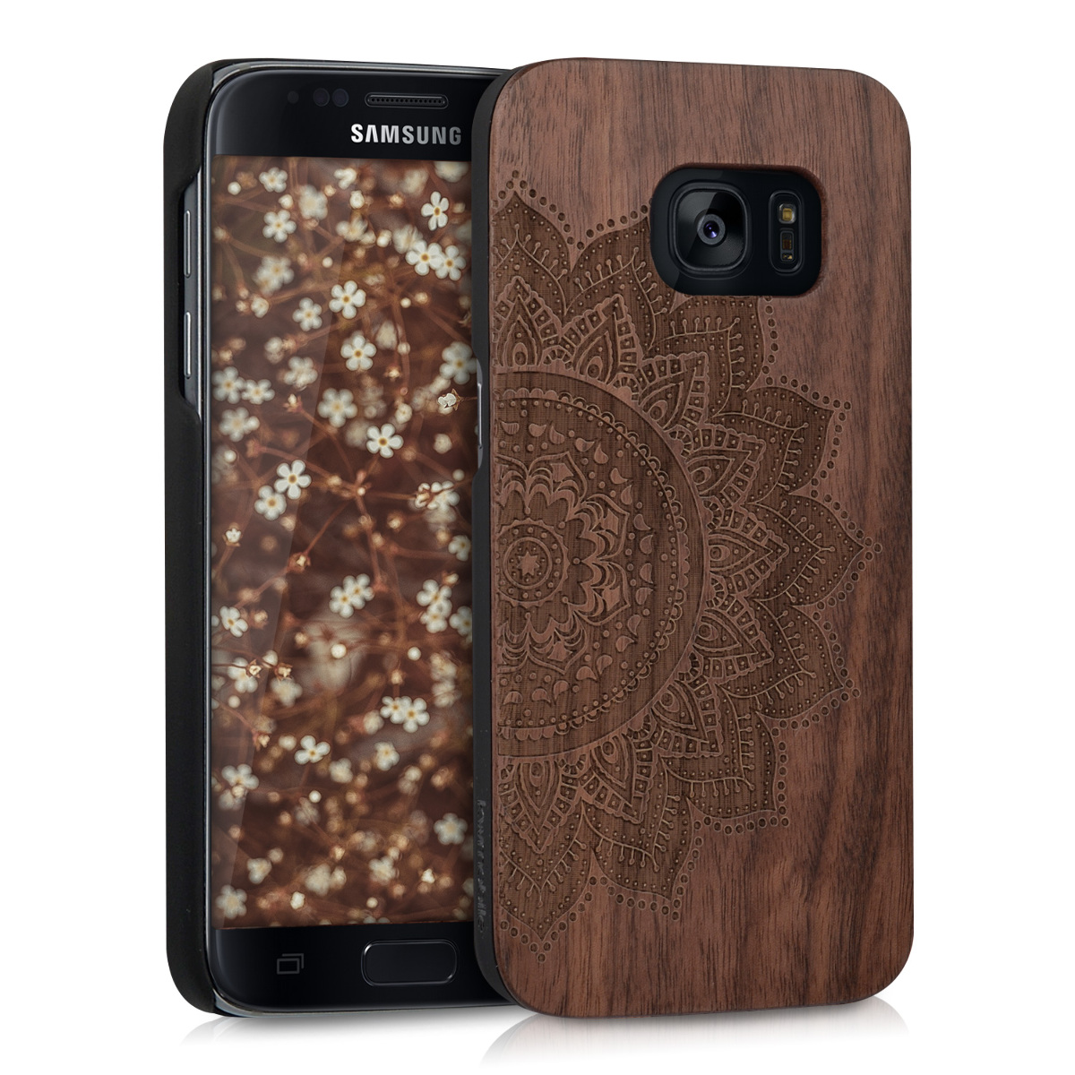 KW Σκληρή Ξύλινη Θήκη Samsung Galaxy S7 (39561.03)