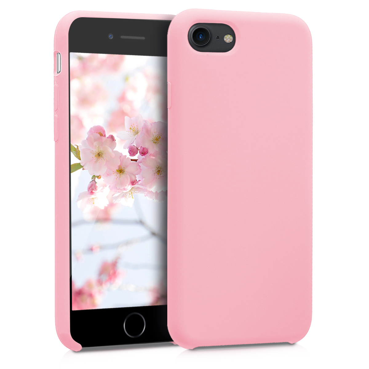 KW Soft Flexible Rubber Θήκη Σιλικόνης Apple iPhone SE 2022 / 2020 / 8 / 7 - Light Pink