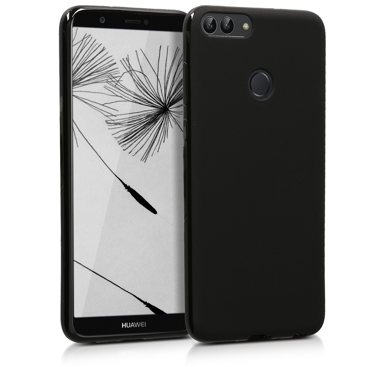 KW Θήκη Σιλικόνης Huawei P Smart 2018 - Black Matte