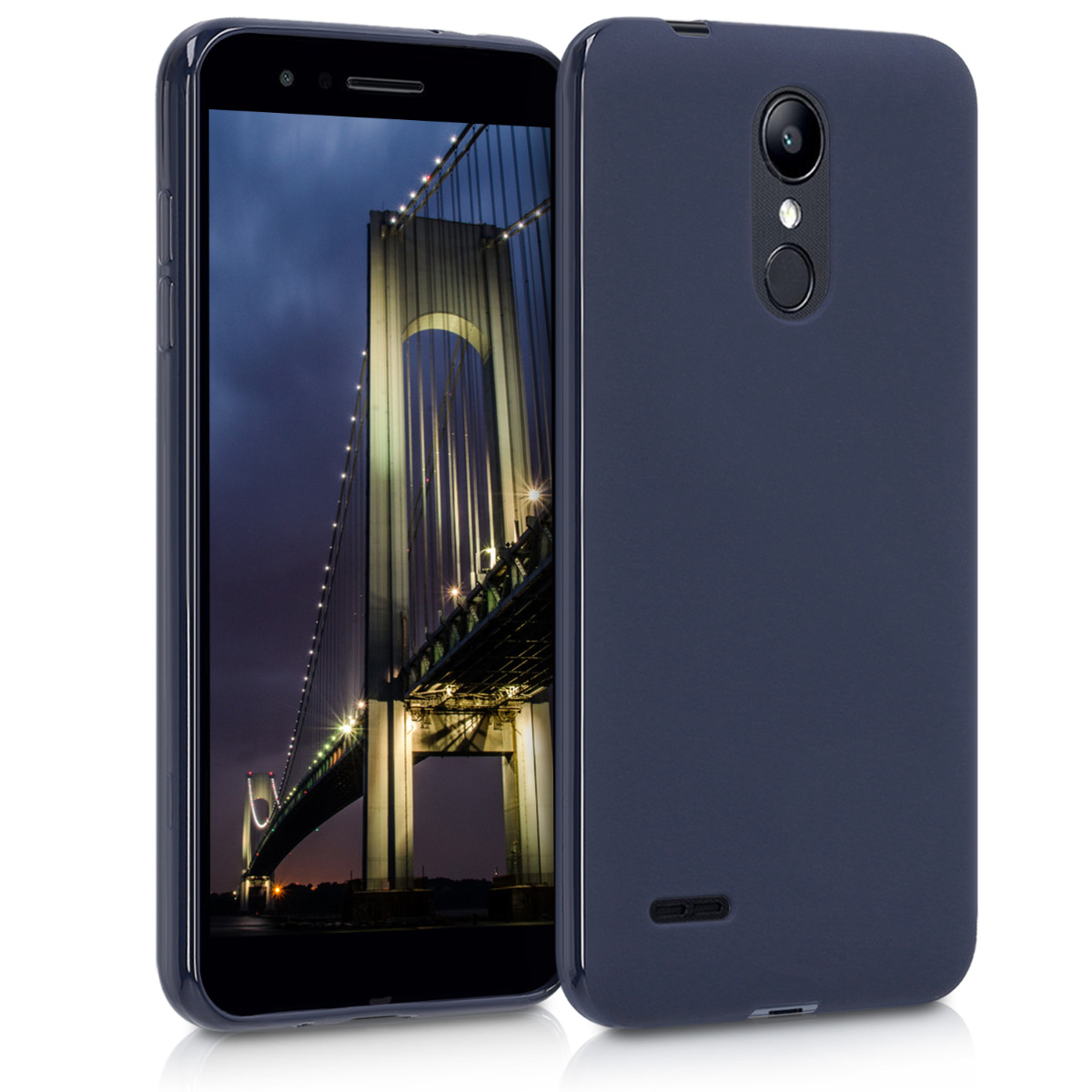 KW Θήκη Σιλικόνης LG K8 (2018) / K9 - Dark Blue Matte