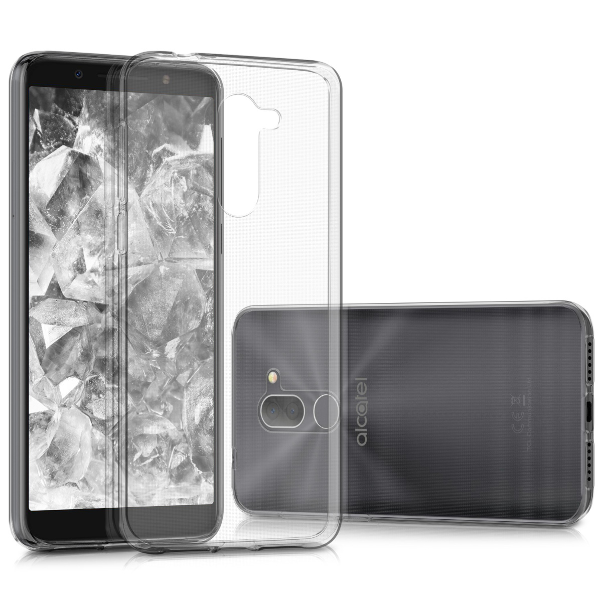 KW Διάφανη Θήκη Σιλικόνης Alcatel 3X 2018