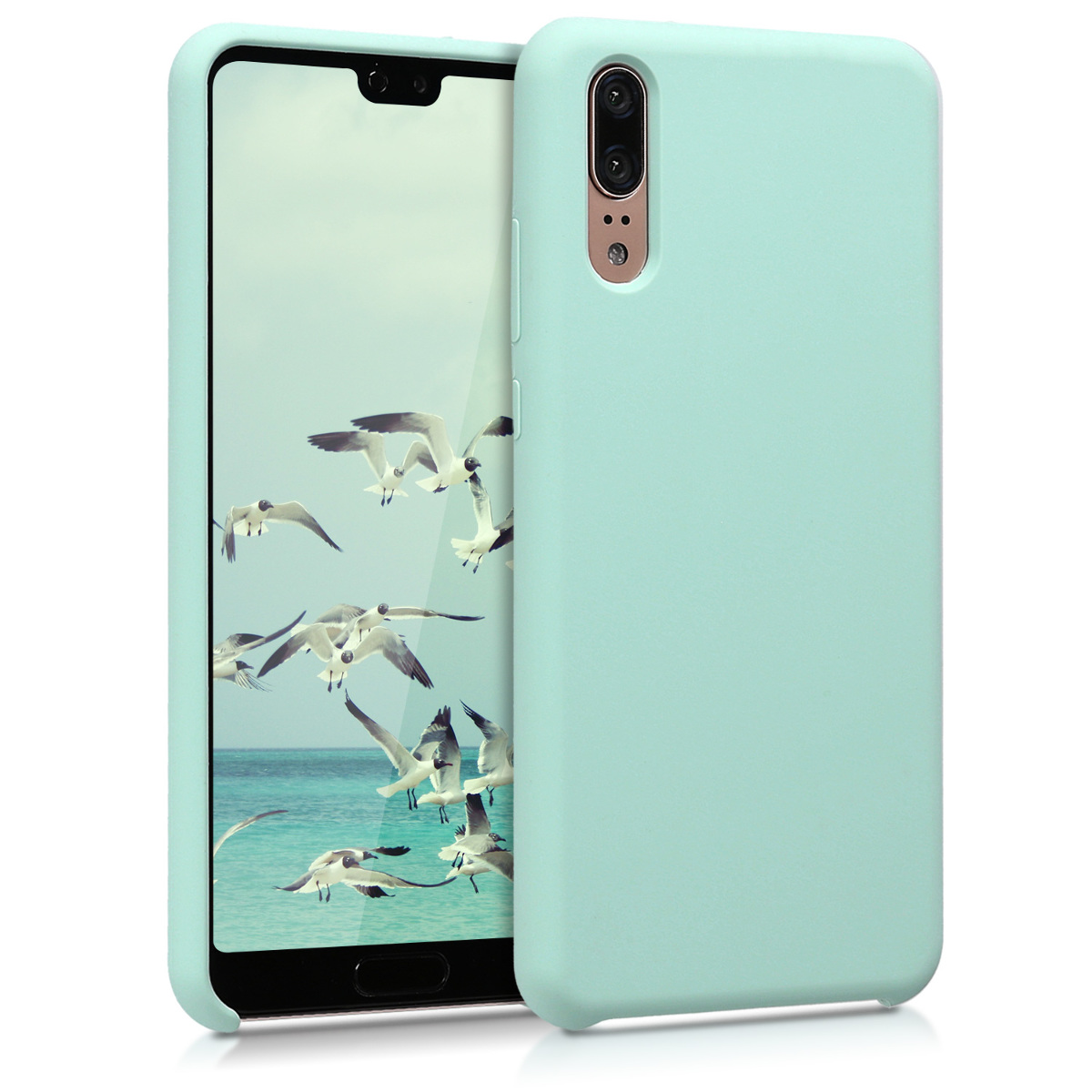 KW TPU Θήκη Σιλικόνης Huawei P20 - Soft Flexible Rubber Protective Cover - Mint Matte