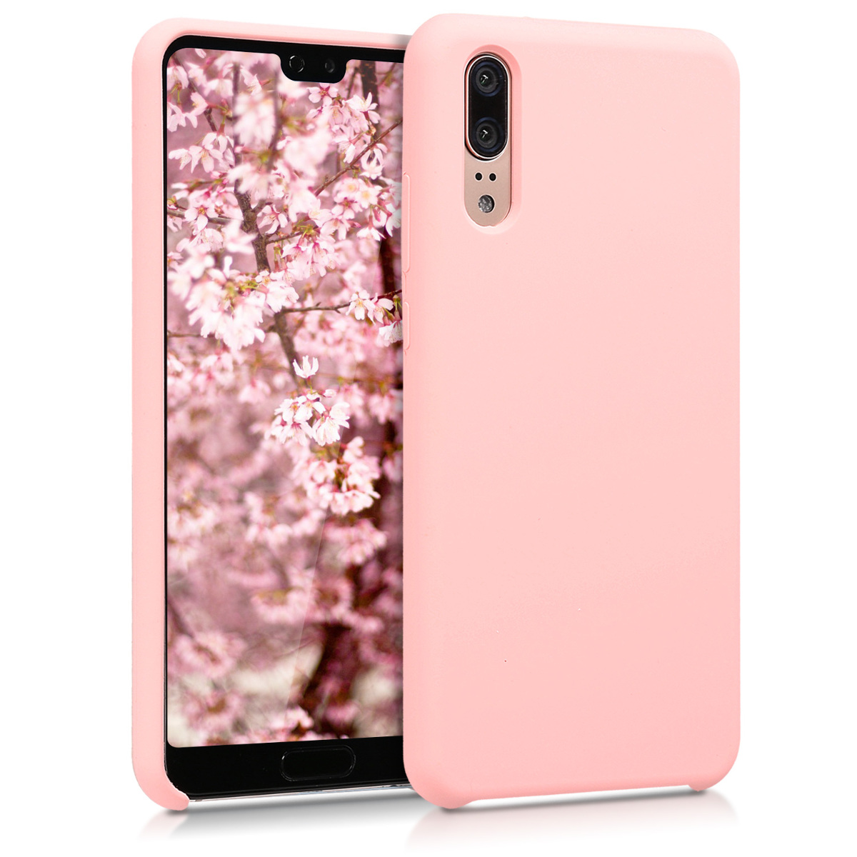 KW Soft Flexible Rubber Θήκη Σιλικόνης Huawei P20 - Rose Gold Matte (45689.89)