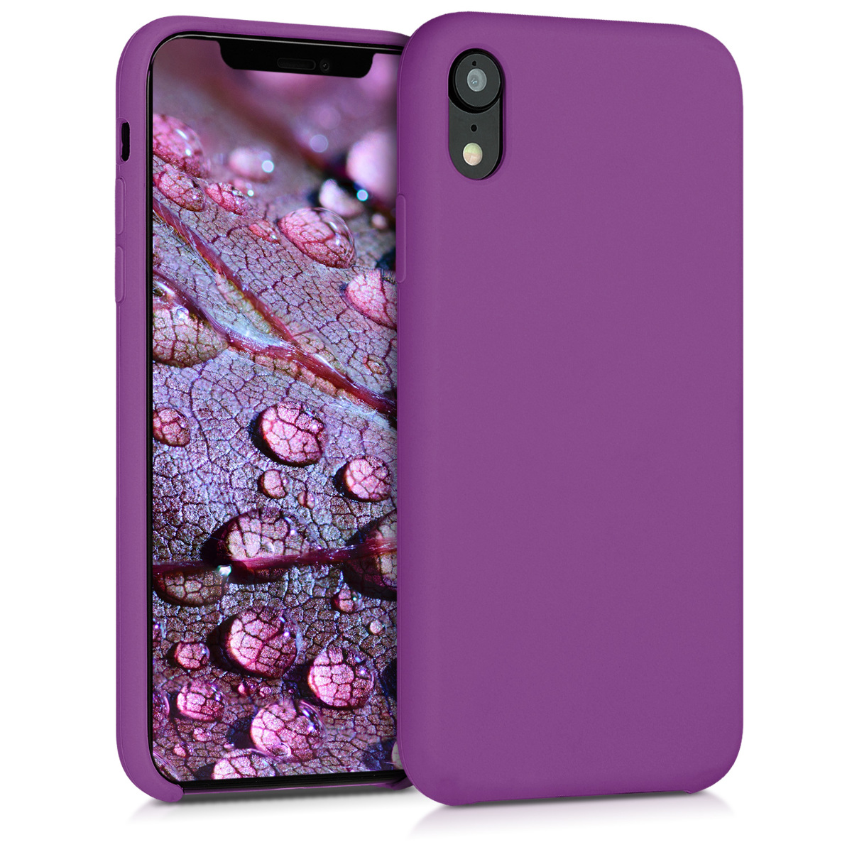 KW Θήκη Σιλικόνης iPhone XR - Soft Flexible Rubber Protective Cover - Pastel Purple