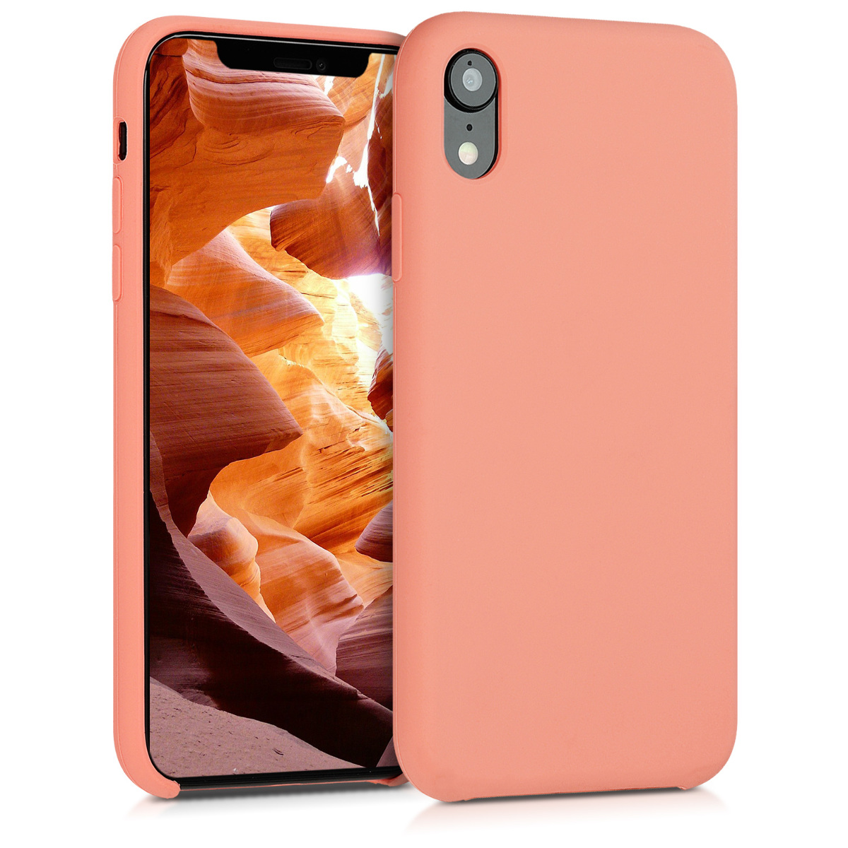 KW Θήκη Σιλικόνης (TPU) iPhone XR - Κοραλί (45910.76) 