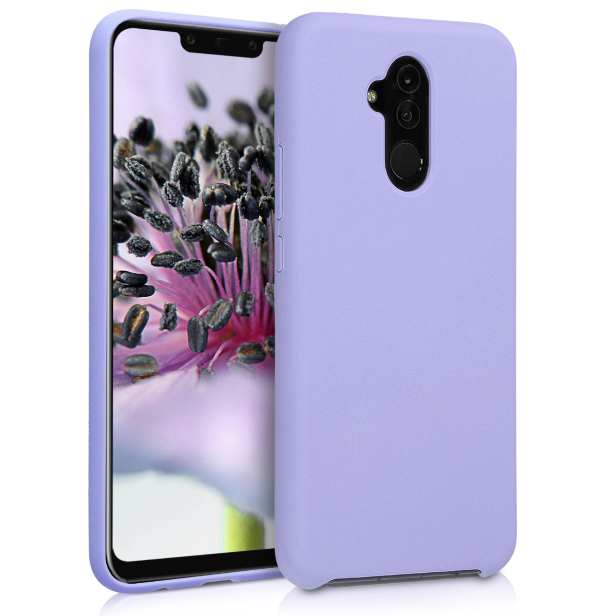KW Θήκη Σιλικόνης Huawei Mate 20 Lite - Λιλά 