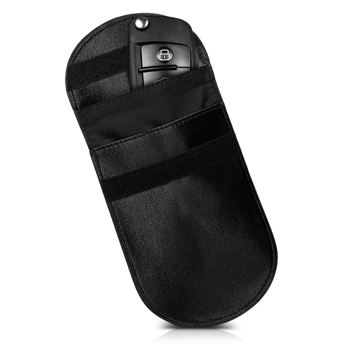 KW Car Key Signal Blocking - Πουγκί για Κλειδί Αυτοκινήτου RFID Blocking - Black