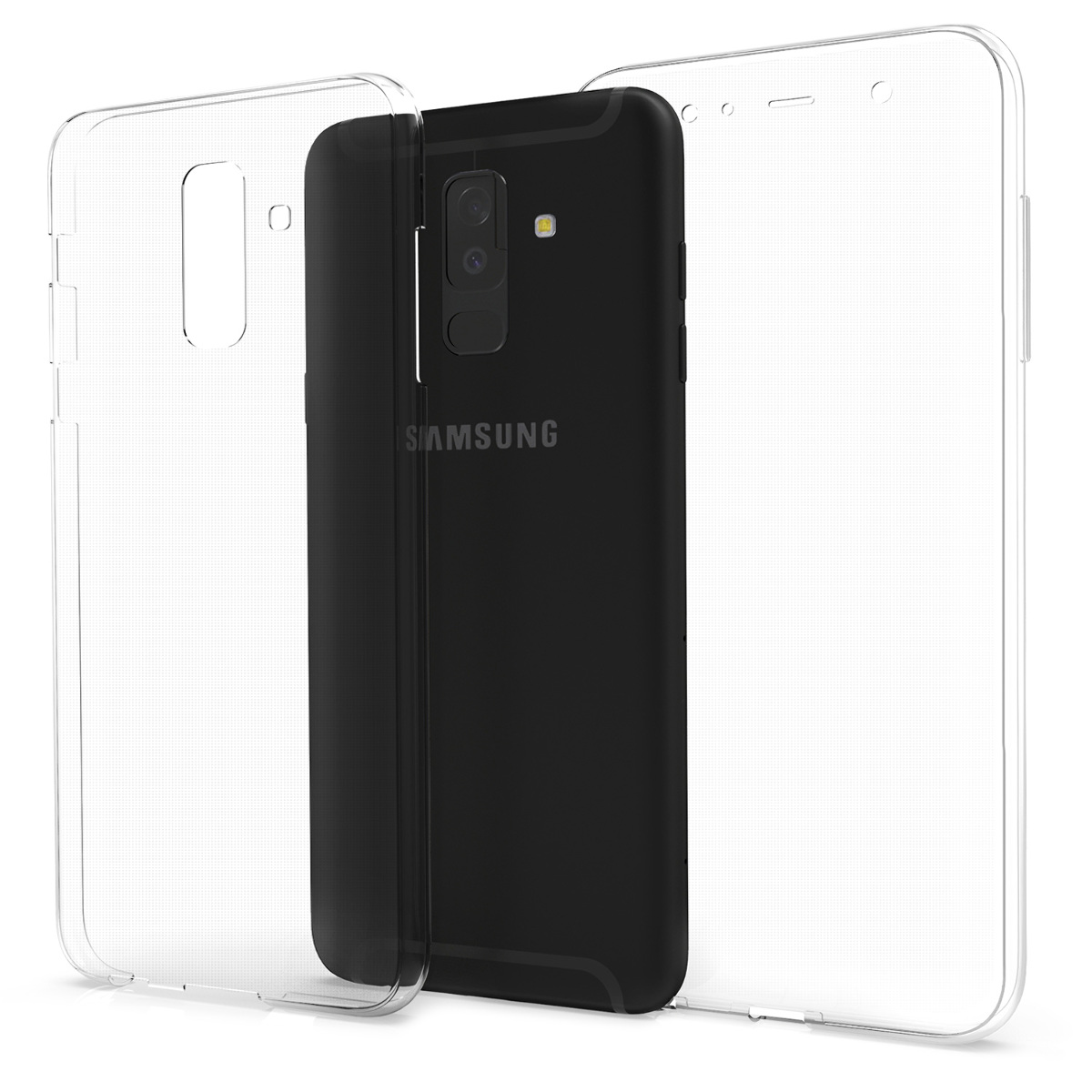 KW Διάφανη Θήκη Σιλικόνης Full Body Samsung Galaxy A6 Plus 2018 