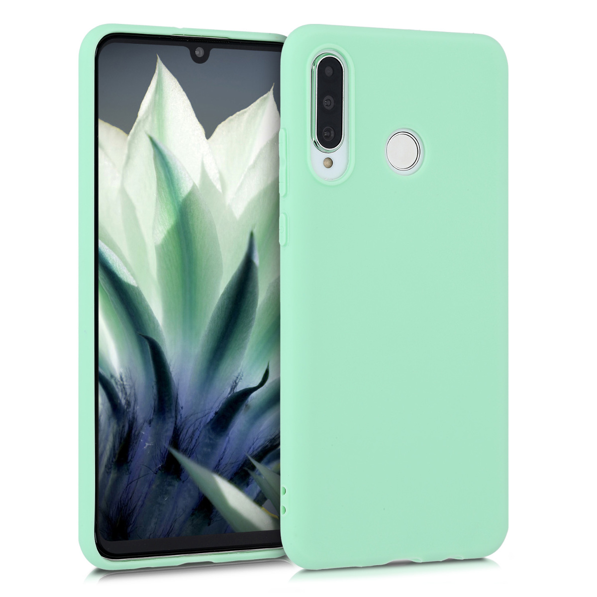 KW Θήκη Σιλικόνης Huawei P30 Lite - Pastel Green