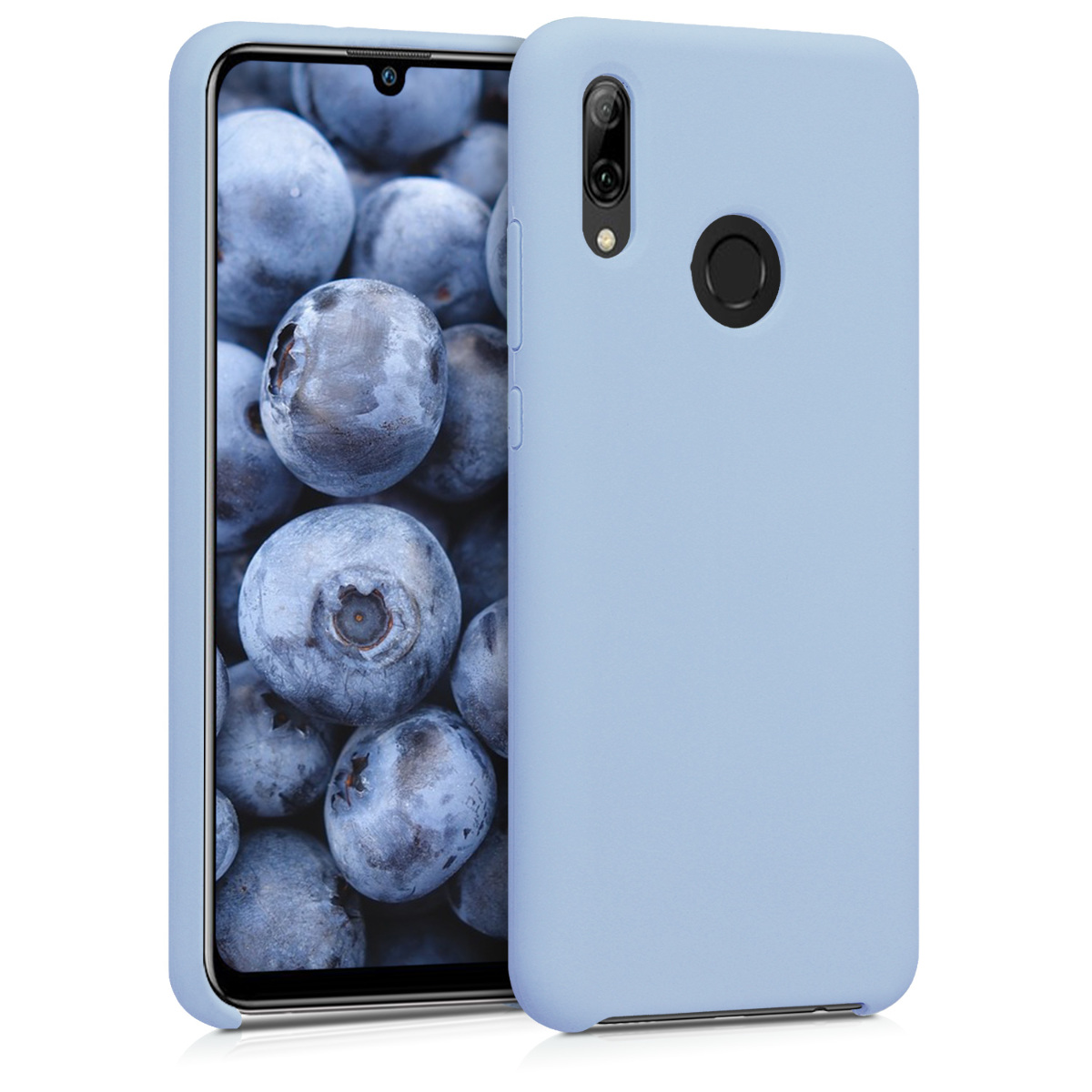 KW Θήκη Σιλικόνης Huawei P Smart 2019 - Soft Flexible Rubber - Light Blue Matte