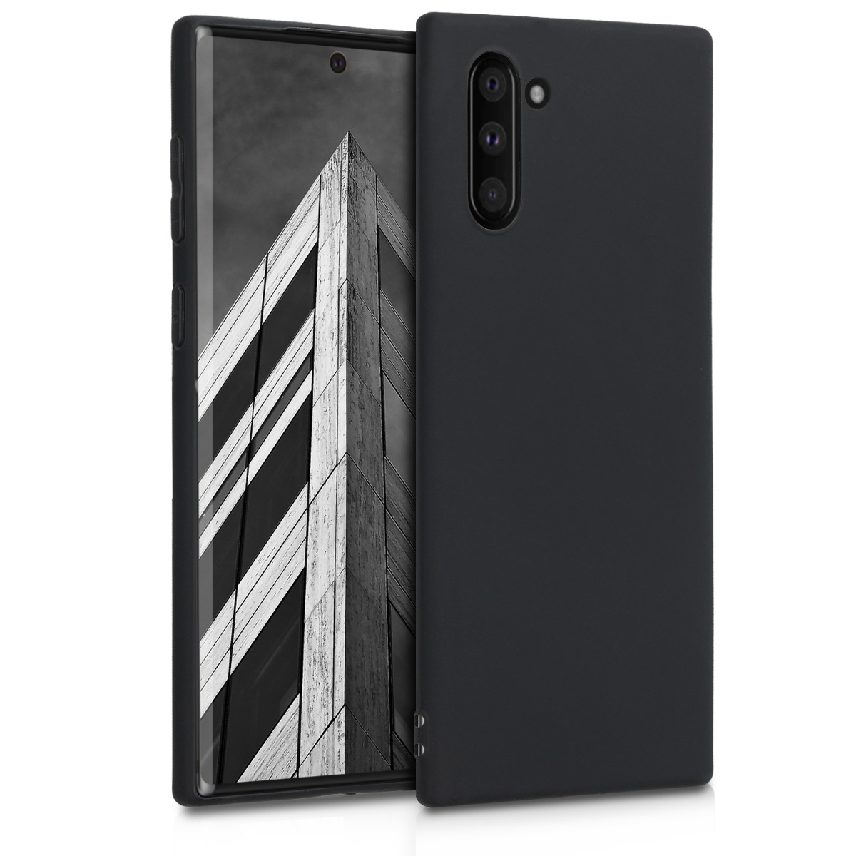 KW Θήκη Σιλικόνης Samsung Galaxy Note 10 - Black Matte