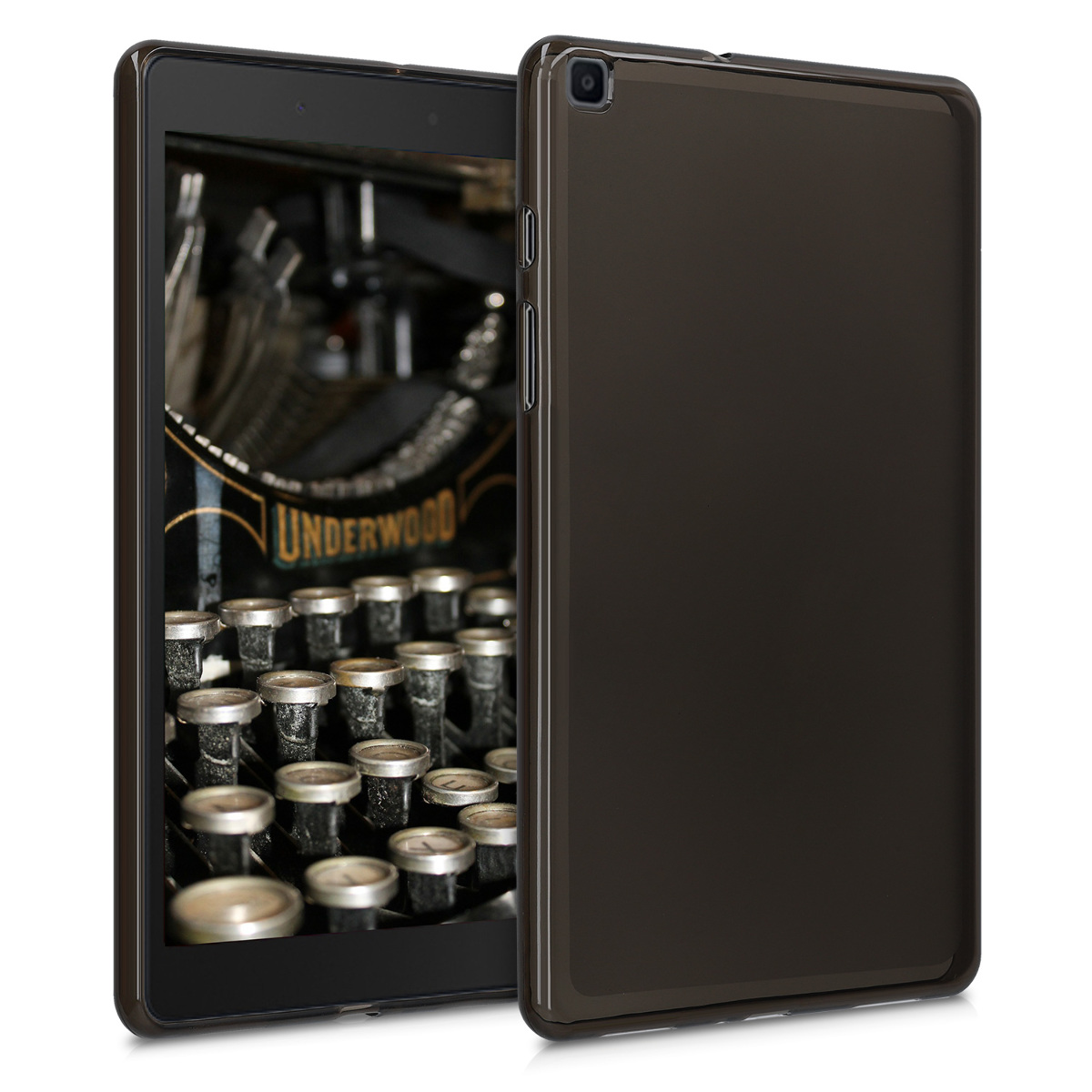 KW Θήκη Σιλικόνης Samsung Galaxy Tab A 8.0" 2019 - Black / Transparent