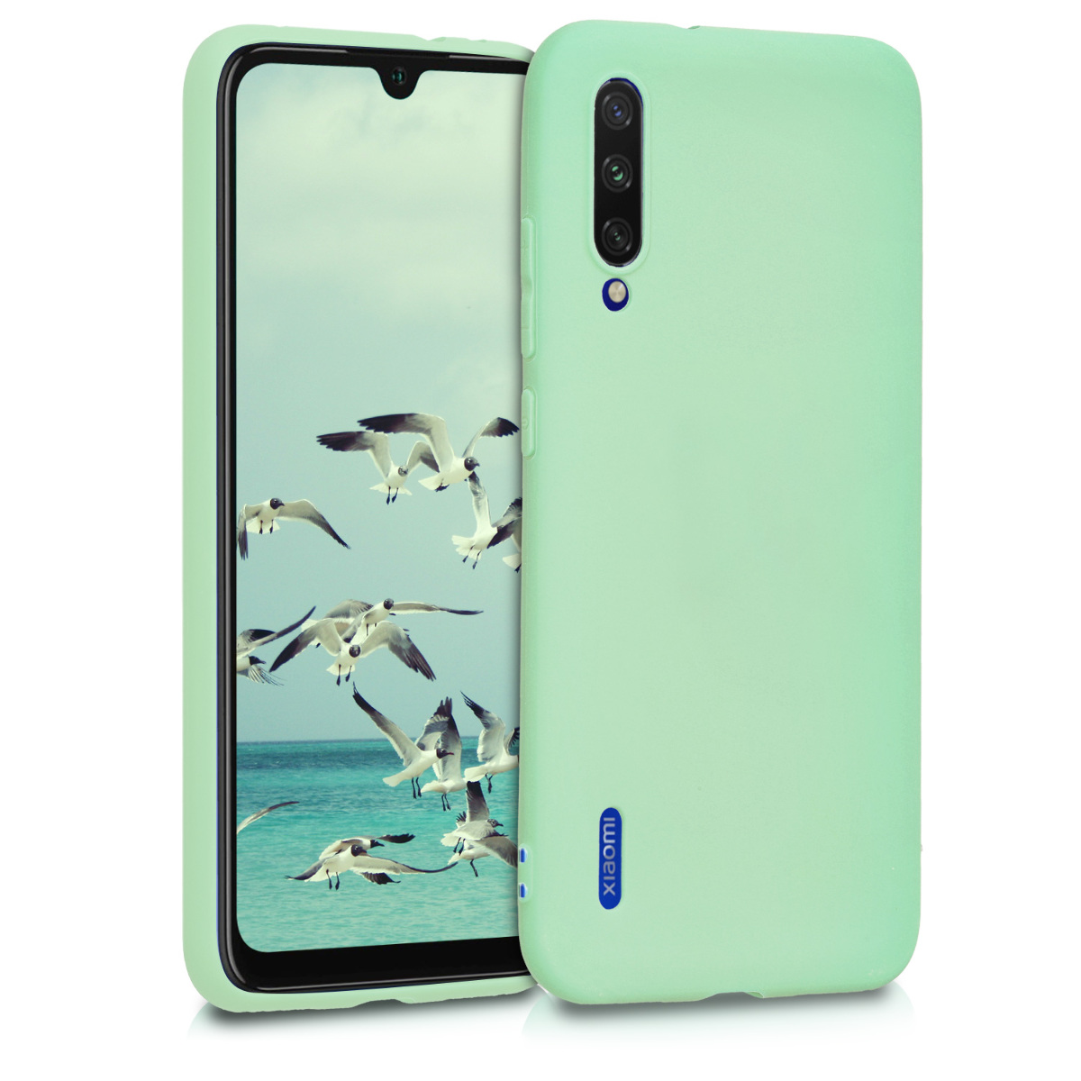 KW Θήκη Σιλικόνης Xiaomi Mi A3 - Mint Matte