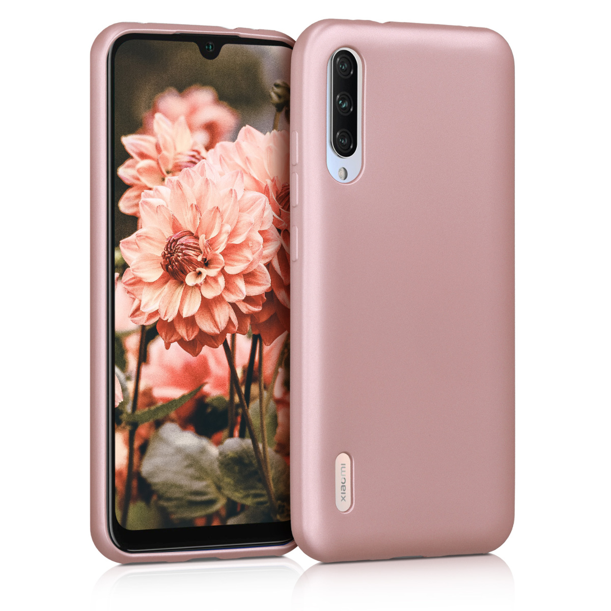 KW Θήκη Σιλικόνης Xiaomi Mi A3 - Metallic Rose Gold
