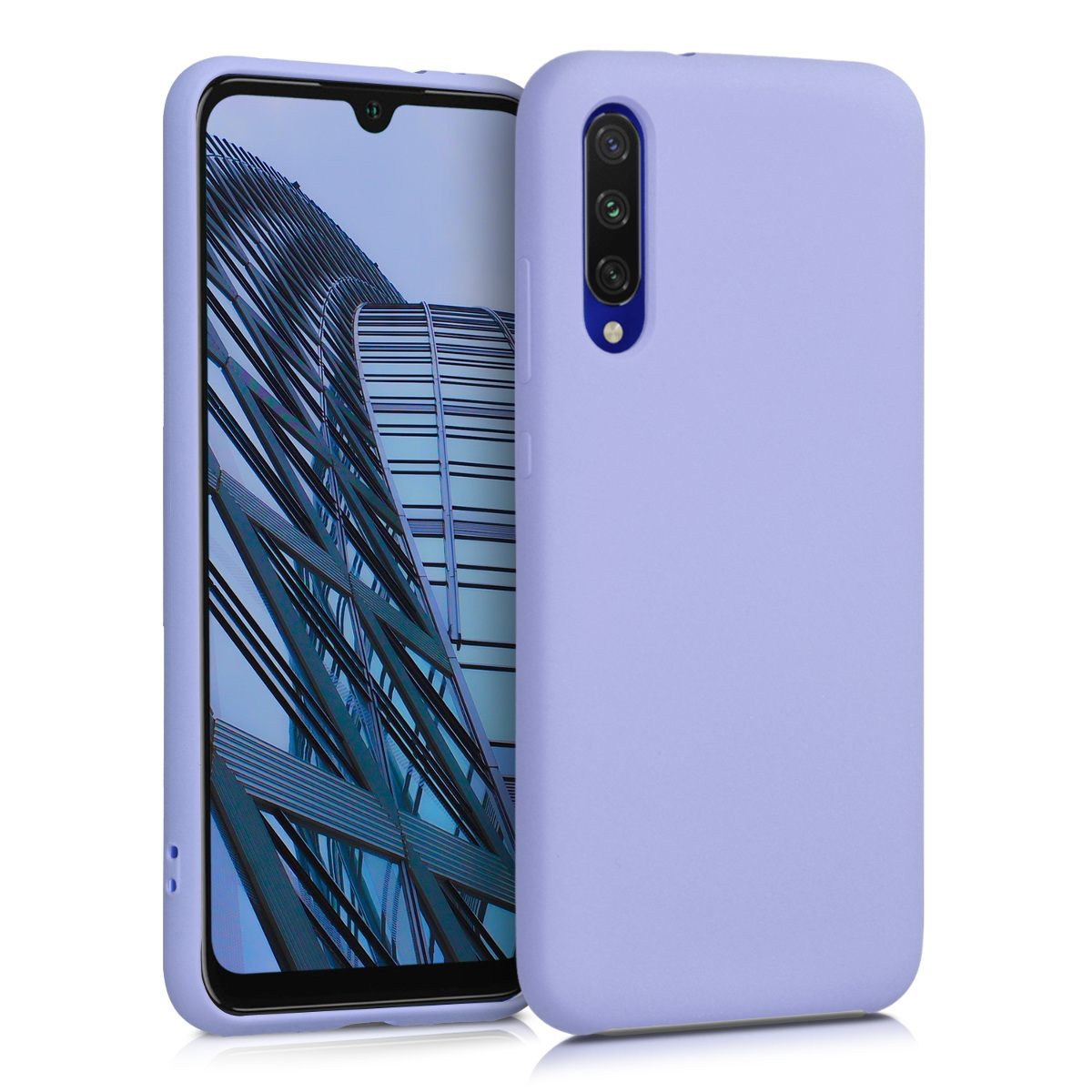 KW Θήκη Σιλικόνης Xiaomi Mi A3 - Soft Flexible Rubber - Lavender