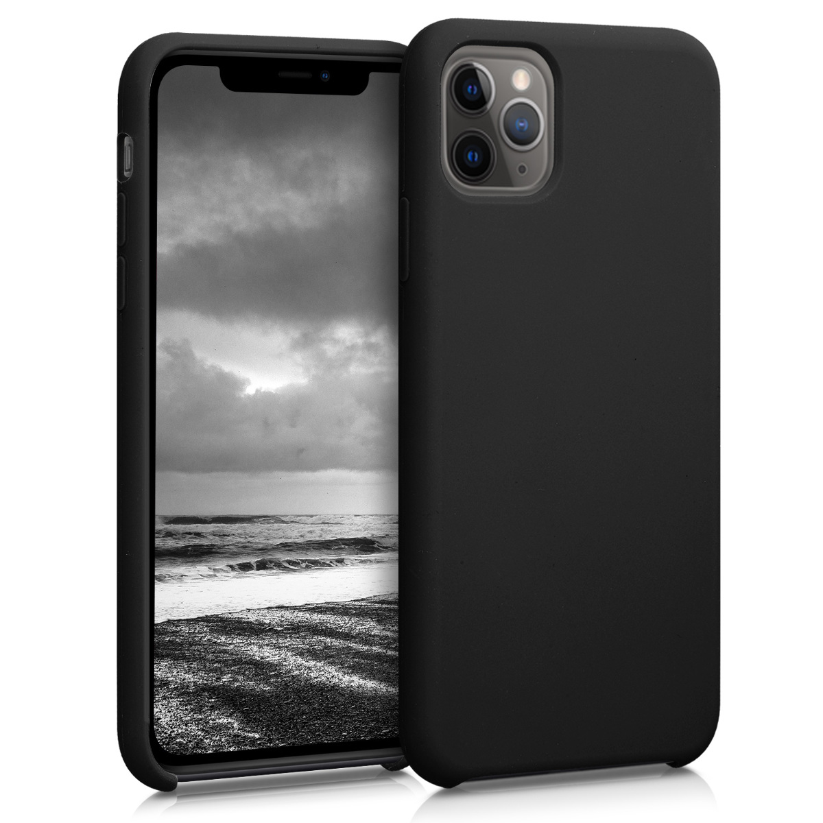 KW Θήκη Σιλικόνης Apple iPhone 11 Pro Max - Soft Flexible Rubber - Black