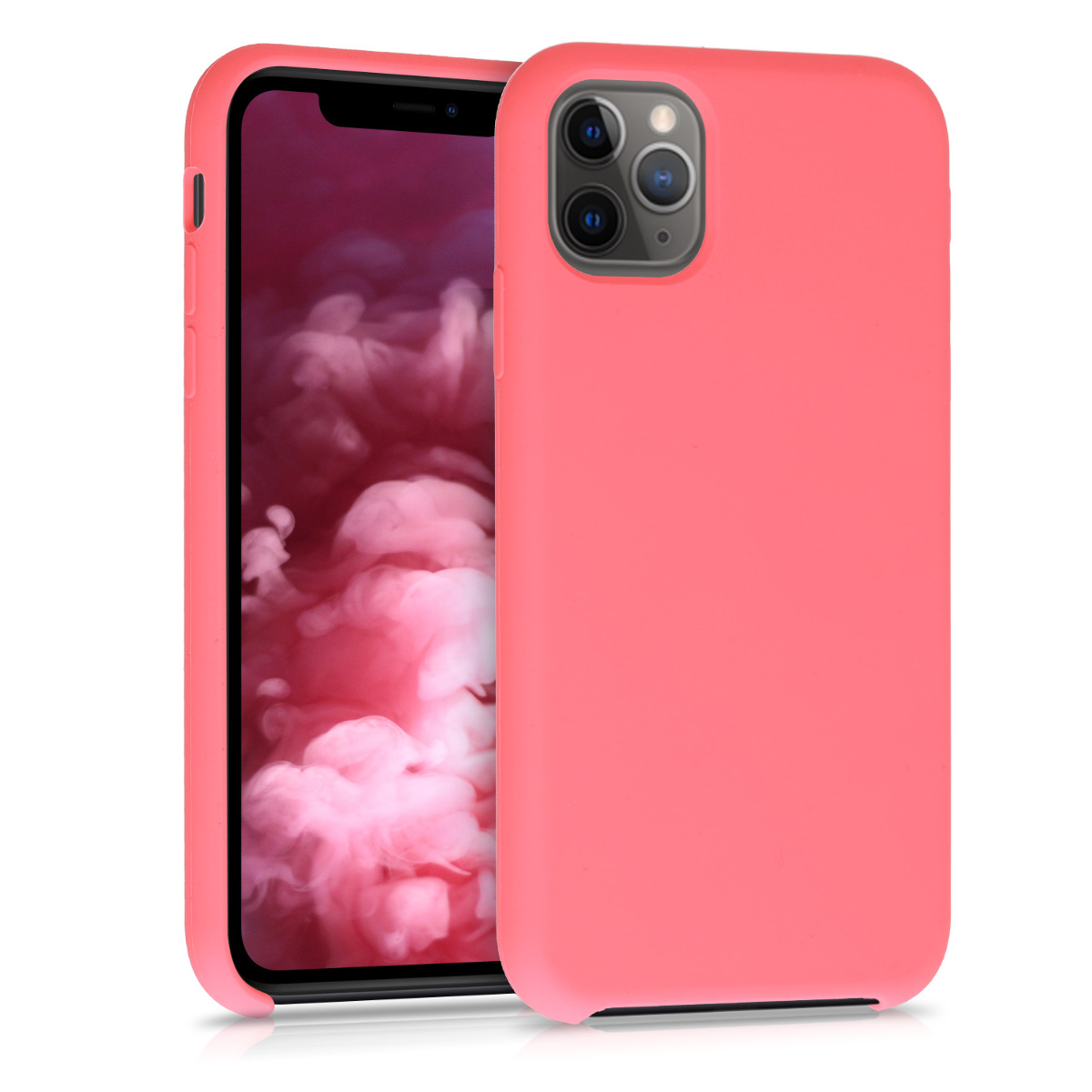 KW Θήκη Σιλικόνης Apple iPhone 11 Pro Max - Soft Flexible Rubber - Neon Coral