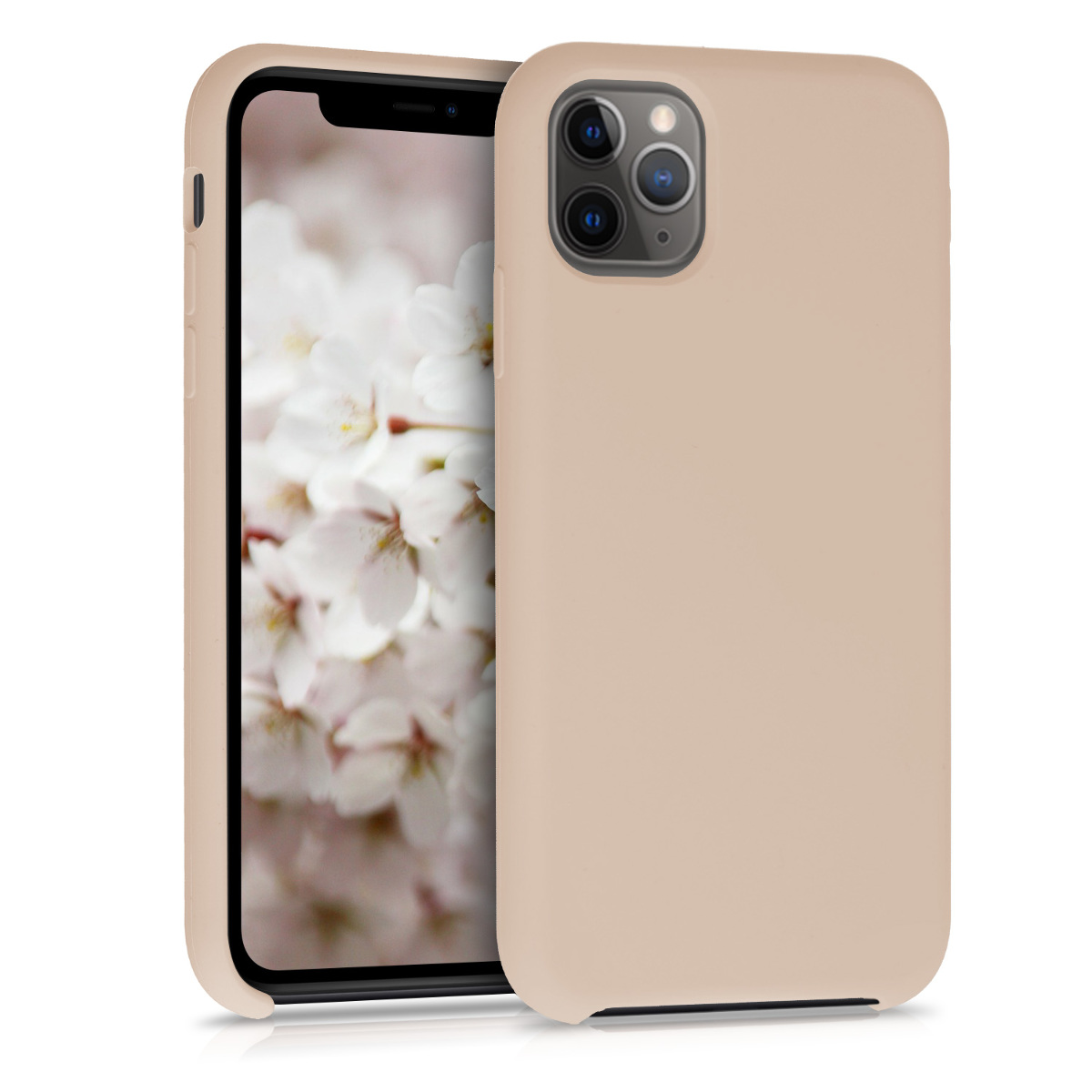 KW Θήκη Σιλικόνης Apple iPhone 11 Pro Max - Soft Flexible Rubber Protective Cover - Mother Of Pearl
