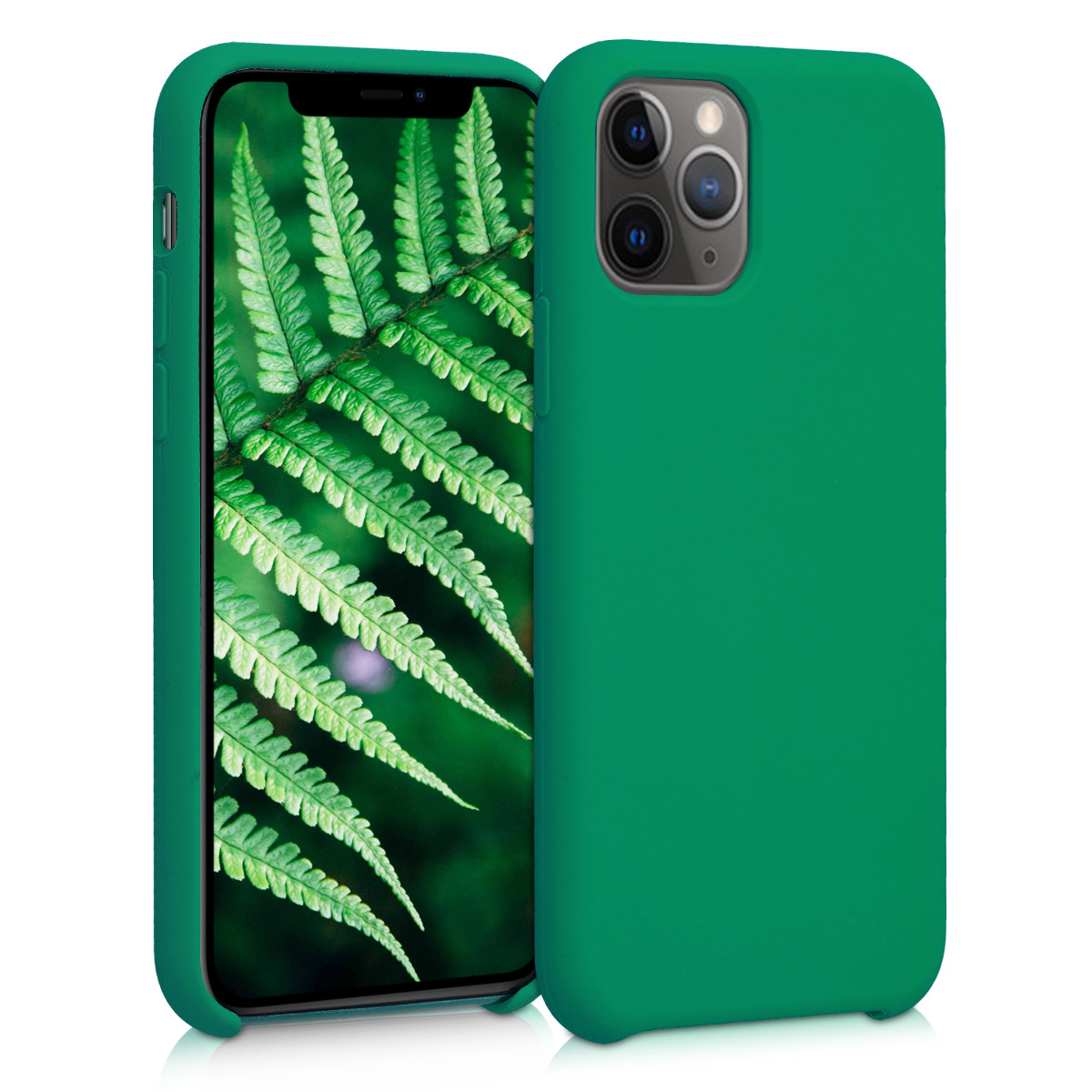 KW Θήκη Σιλικόνης Apple iPhone 11 Pro - Soft Flexible Rubber - Emerald Green