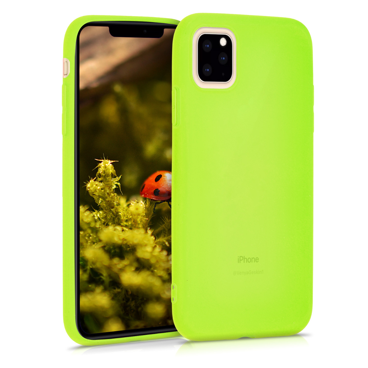 KW Θήκη Σιλικόνης Apple iPhone 11 Pro - Neon Yellow (49781.75)
