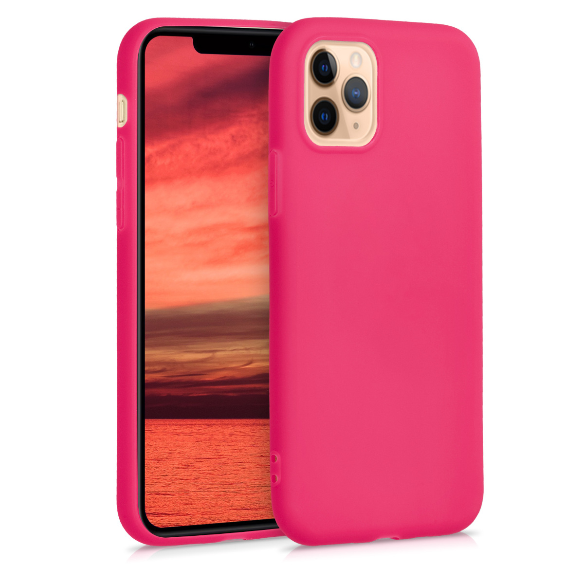KW Θήκη Σιλικόνης Apple iPhone 11 Pro Max - Neon Pink