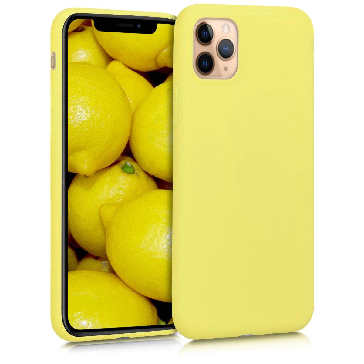 ΚW Θήκη Σιλικόνης Apple iPhone 11 Pro - Yellow Matte