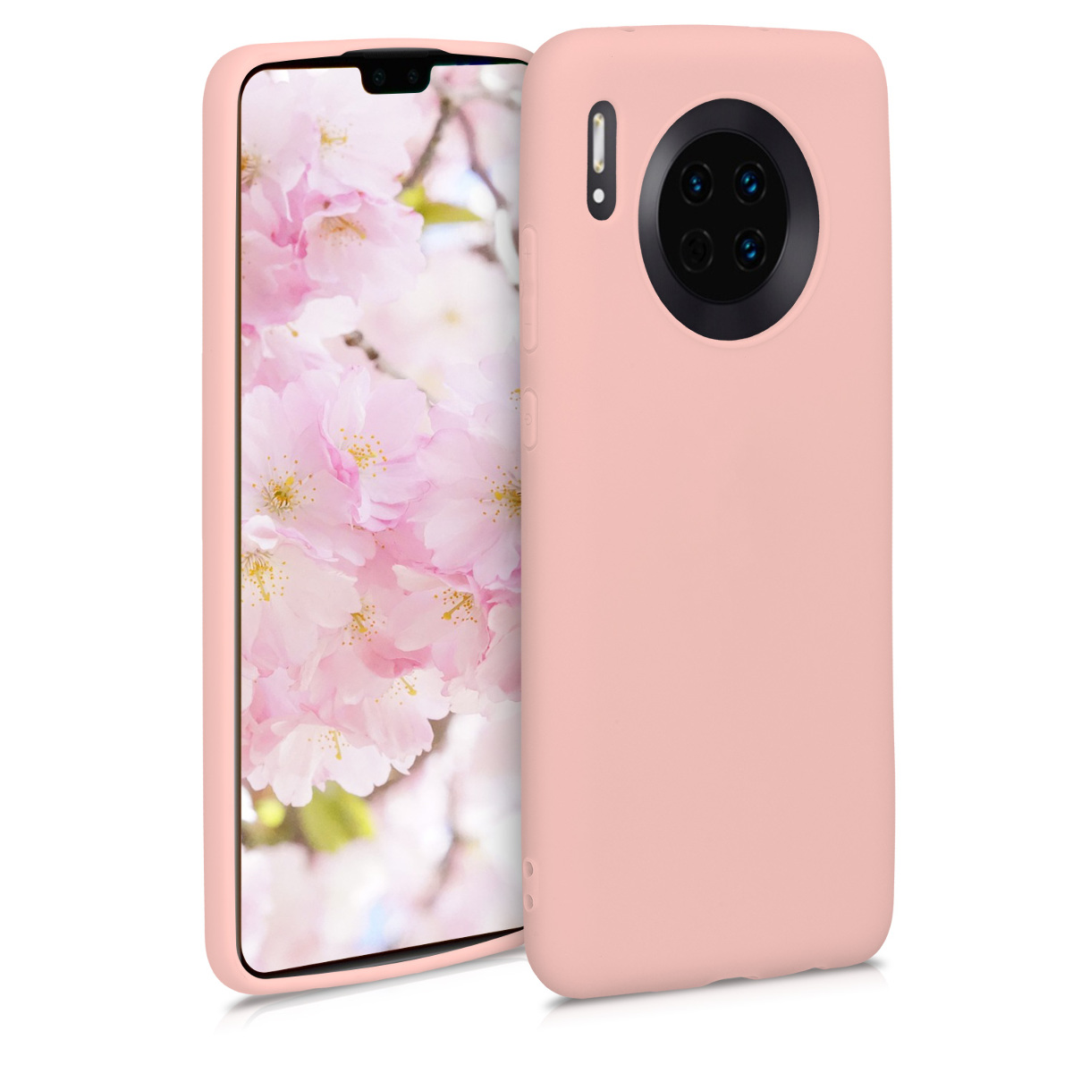 KW Θήκη Σιλικόνης Huawei Mate 30 - Rose Gold Matte