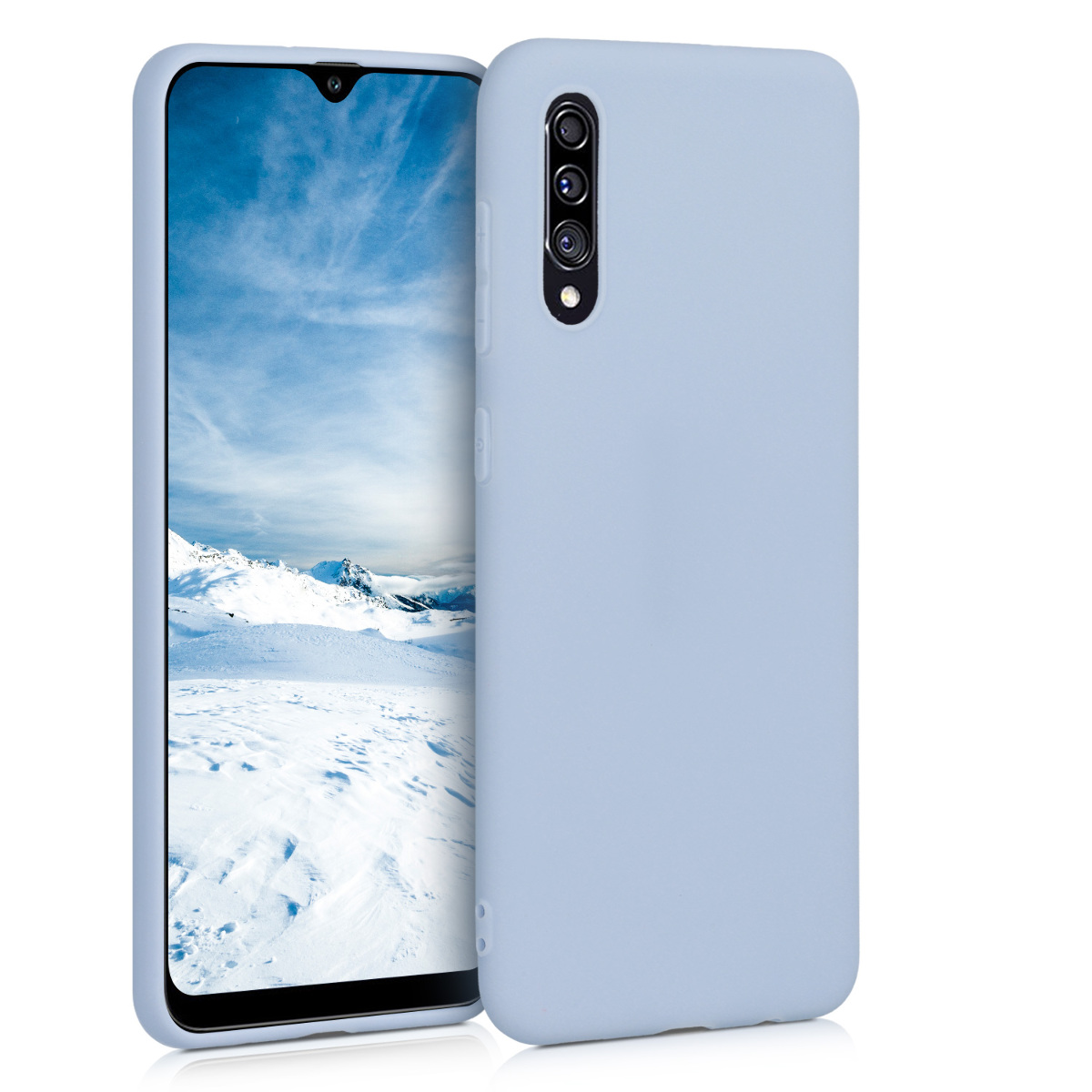 KW Θήκη Σιλικόνης Samsung Galaxy A30s - Light Blue Matte