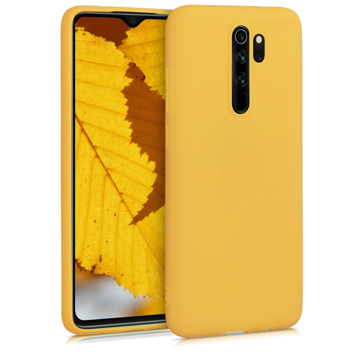 KW Θήκη Σιλικόνης Xiaomi Redmi Note 8 Pro - Honey Yellow