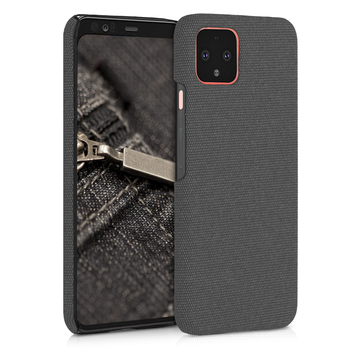 KW Σκληρή Θήκη Canvas Google Pixel 4 - Black