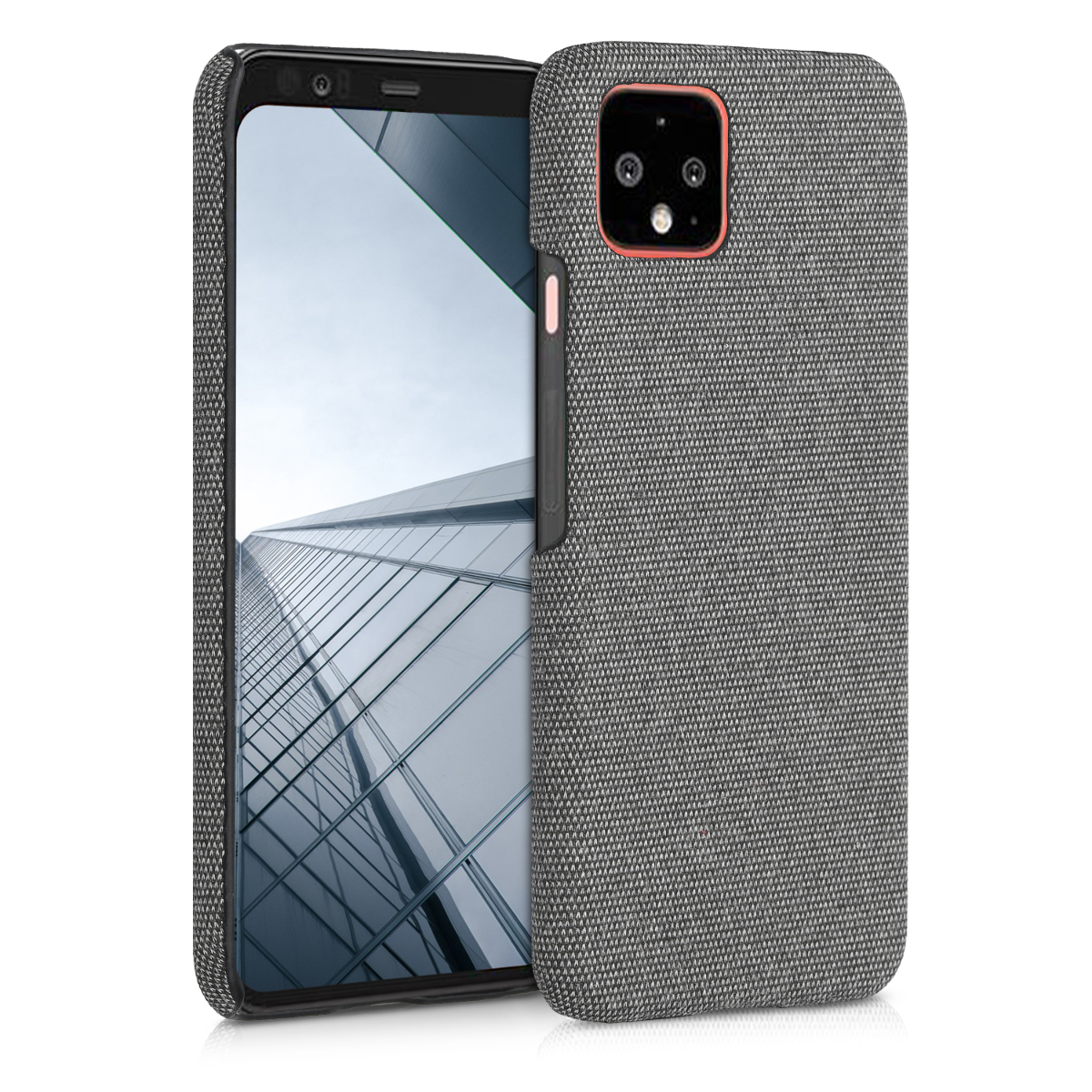 KW Σκληρή Θήκη Canvas Google Pixel 4 - Dark Grey