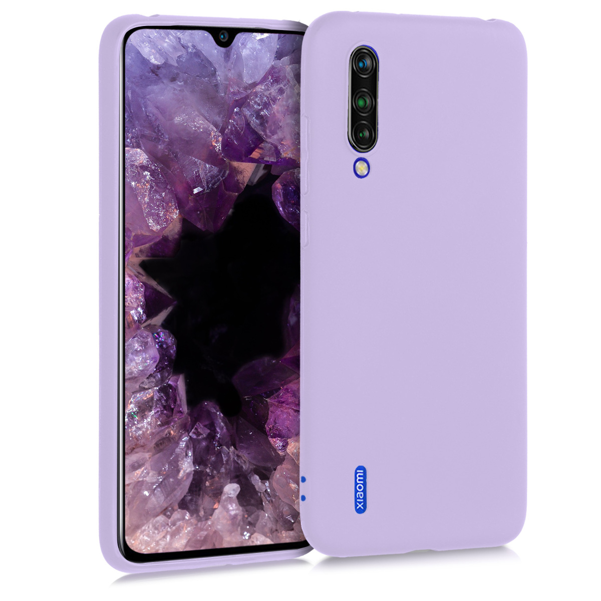 KW Θήκη Σιλικόνης Xiaomi Mi 9 Lite - Lavender (50582.108)