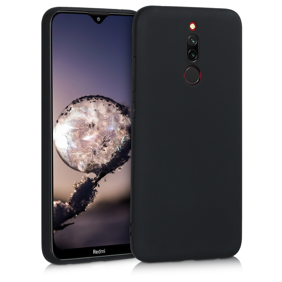 KWmobile Θήκη Σιλικόνης Xiaomi Redmi 8 - Black Matte