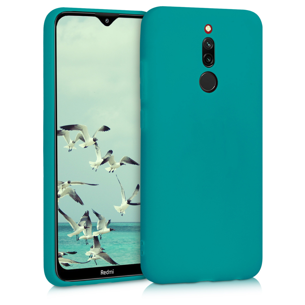 KW Θήκη Σιλικόνης Xiaomi Redmi 8 - Teal Matte