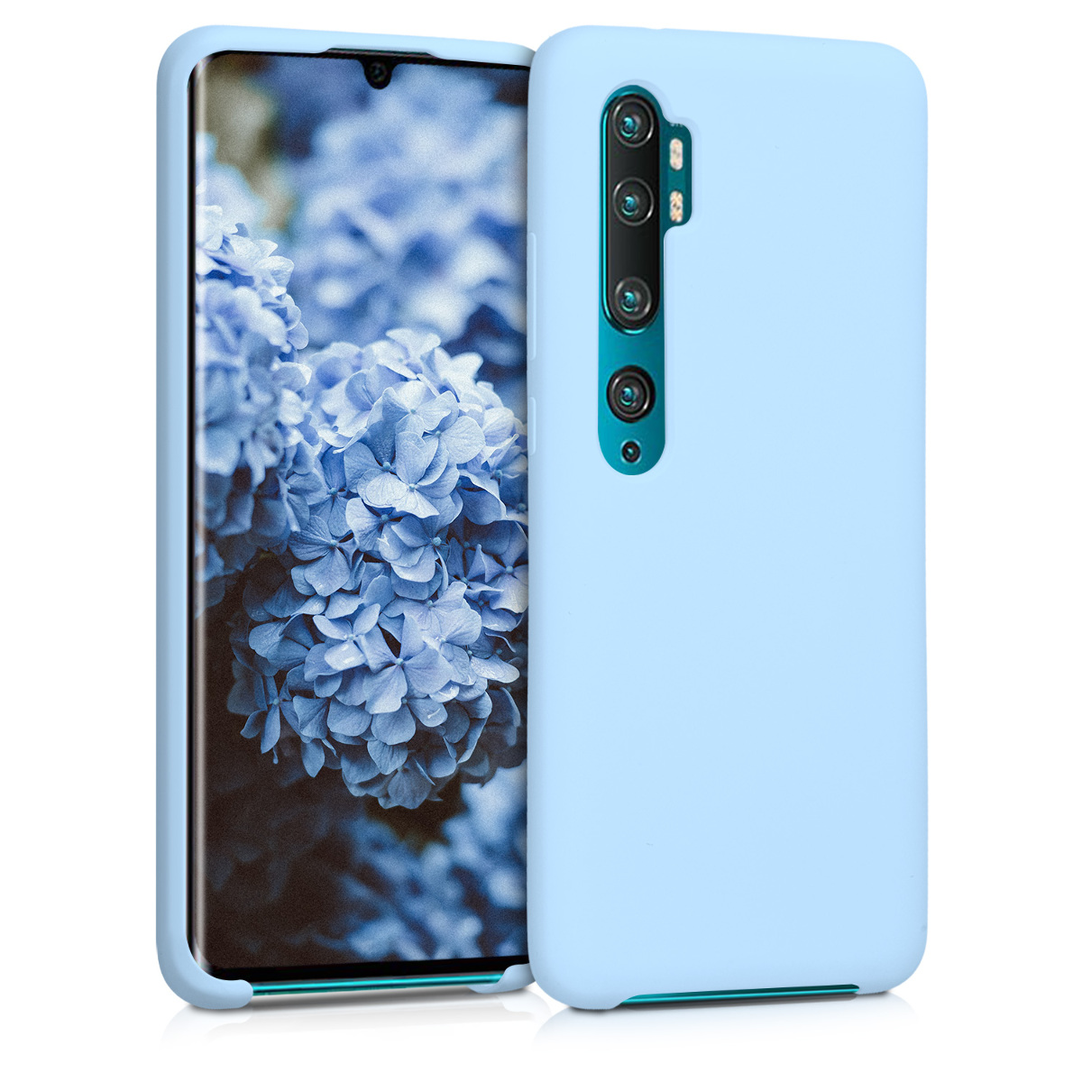 KW Θήκη Σιλικόνης Xiaomi Mi Note 10 / Note 10 Pro - Soft Flexible Rubber - Light Blue Matte