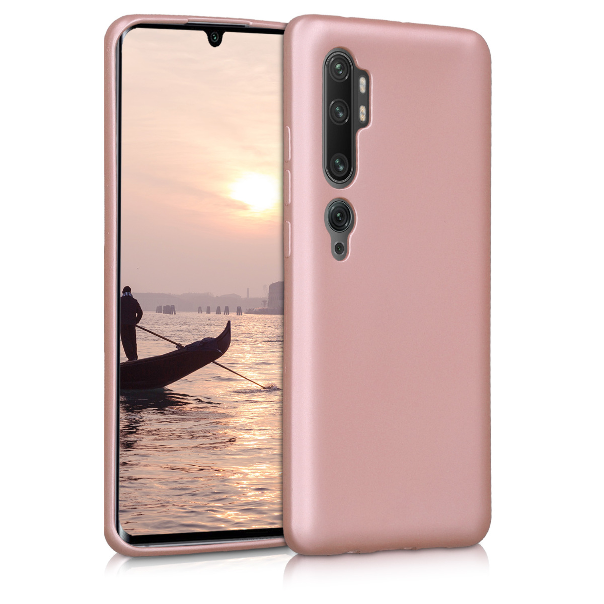 KW Θήκη Σιλικόνης Xiaomi Mi Note 10 / Note 10 Pro - Metallic Rose Gold