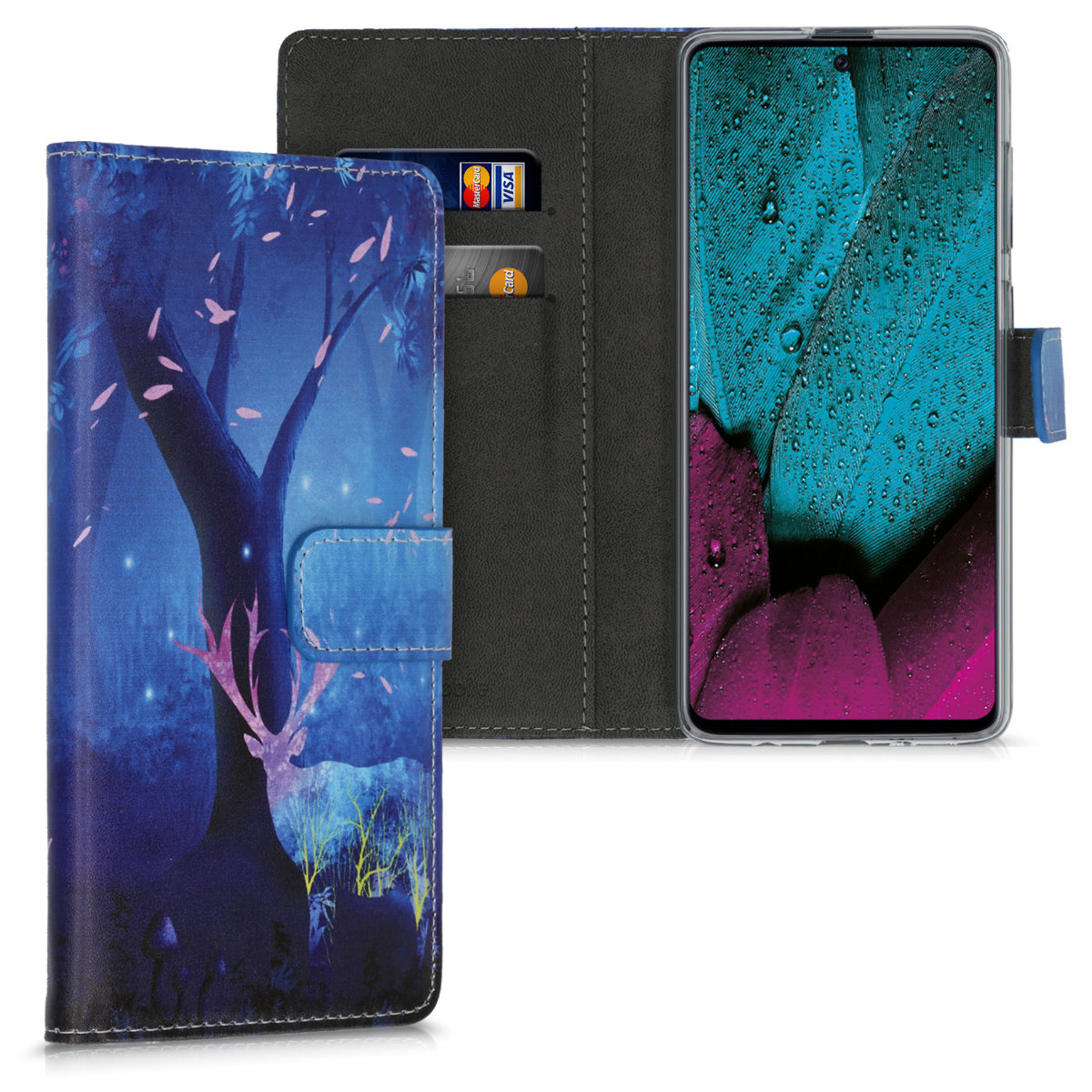 KW Θήκη - πορτοφόλι Samsung Galaxy A71 - Mystical Forest 
