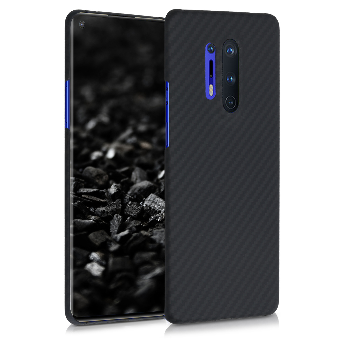 Kalibri Aramid Fiber Body - Σκληρή Θήκη OnePlus 8 Pro - Black Matte 