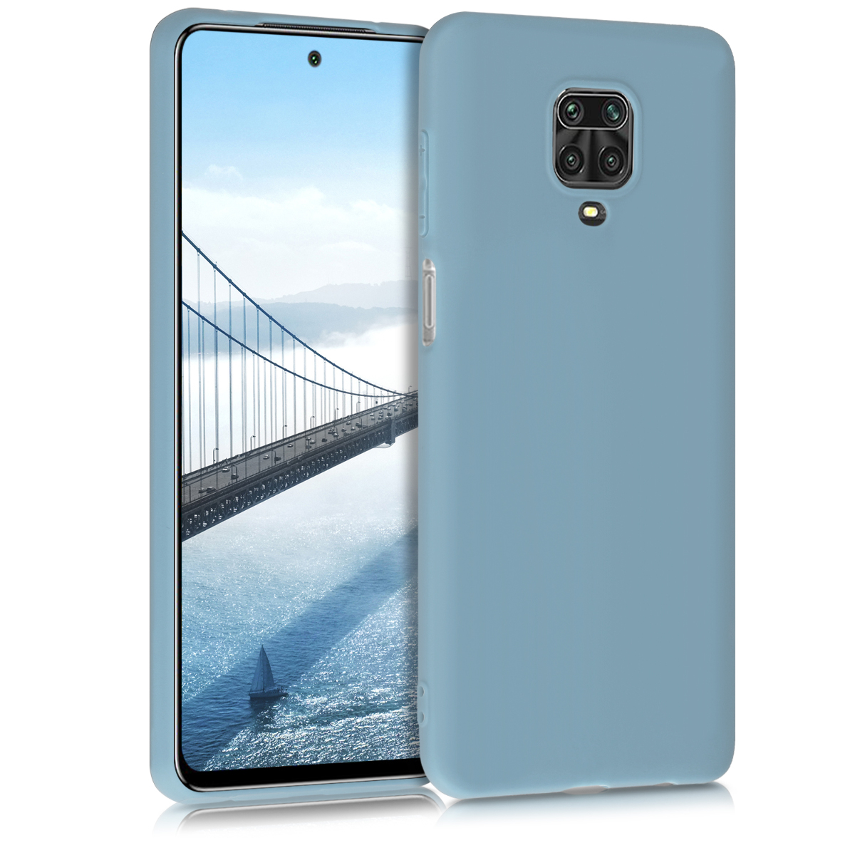 KW Θήκη Σιλικόνης Xiaomi Redmi Note 9S / 9 Pro / 9 Pro Max - Dove Blue