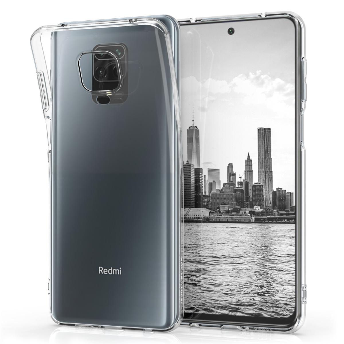 KW Θήκη Σιλικόνης Xiaomi Redmi Note 9S / 9 Pro / 9 Pro Max - Transparent