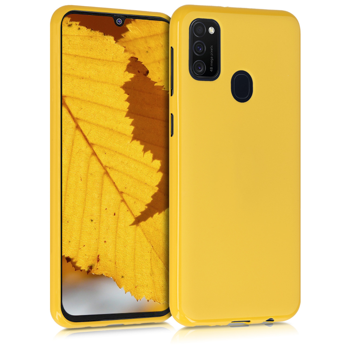 KW Θήκη Σιλικόνης Samsung Galaxy M2 - Honey Yellow