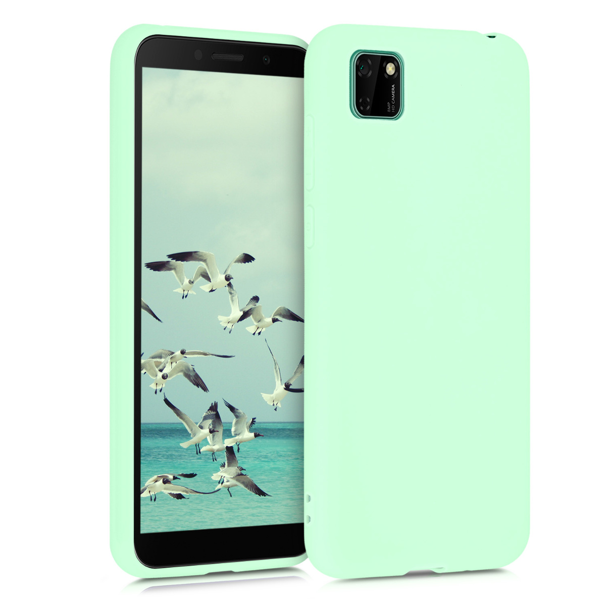 KW Θήκη Σιλικόνης Huawei Y5p - Mint Matte (52527.50)