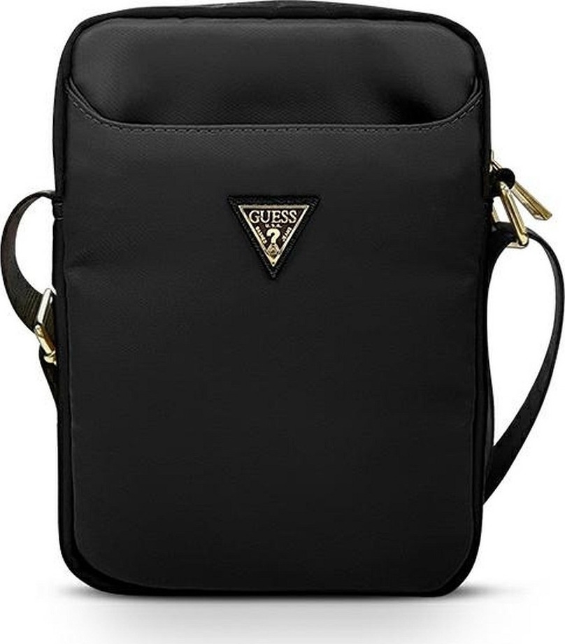 Guess Triangle Logo Tablet Bag - Universal Τσάντα Μεταφοράς Tablet 10" - Black