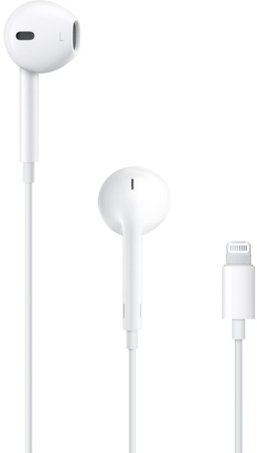 Handsfree Ακουστικά Official Apple EarPods Lightning Connector New Ενσύρματα με Lightning - White (MWTY3ZM/A)